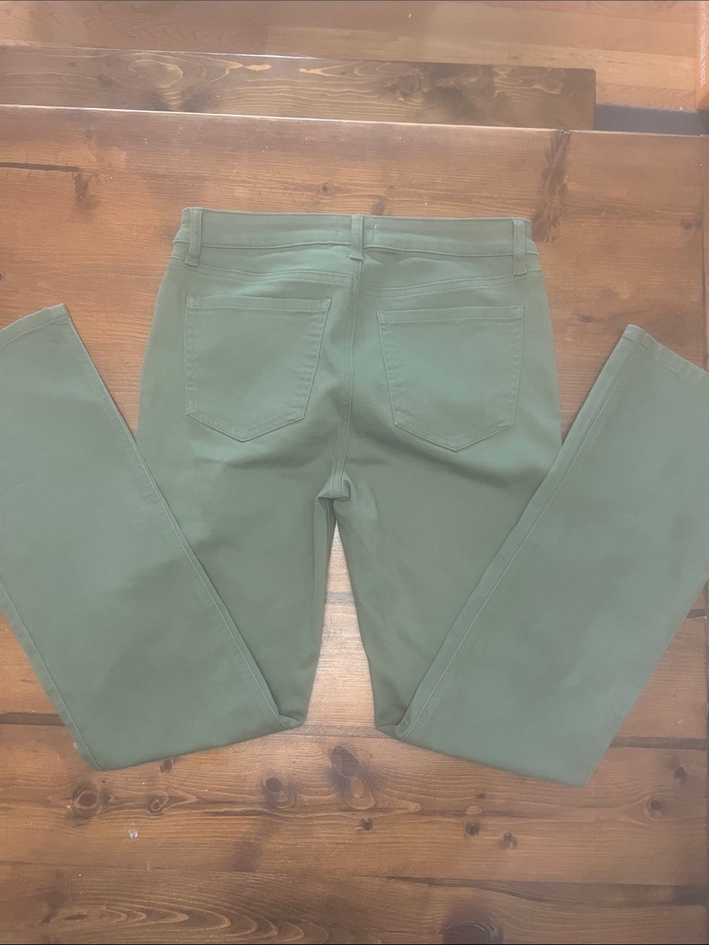 Market & Spruce Olive Straight-Leg Jeans - Picture 8 of 9